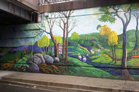 Mt. Pleasant underpass mural by StART.